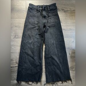 Zara girls jeans size 8 cm 128 Black / Gray